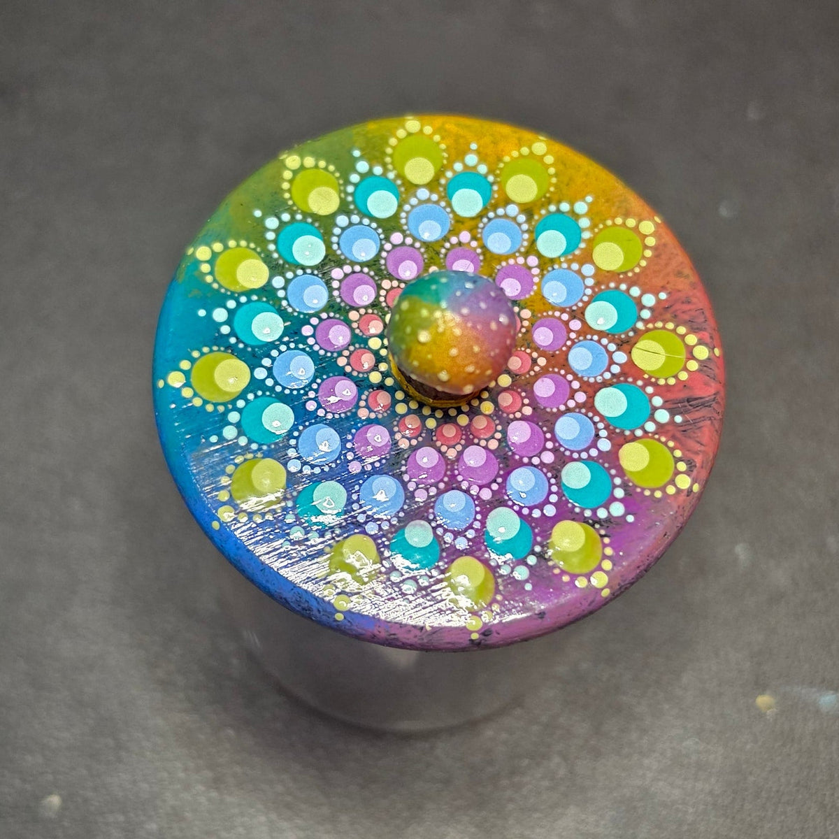 2 oz Jar - Rainbow Mushroom
