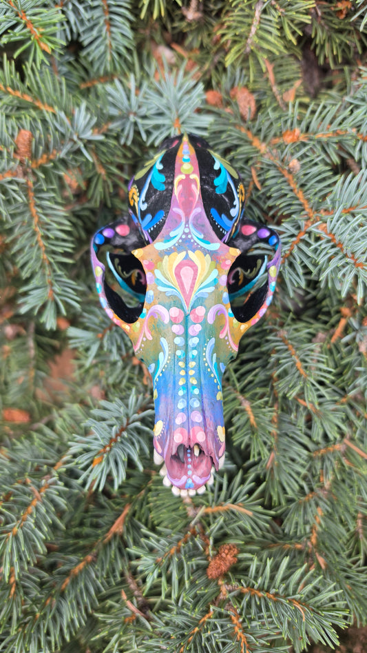 Fox Skull - Pastel Rainbow