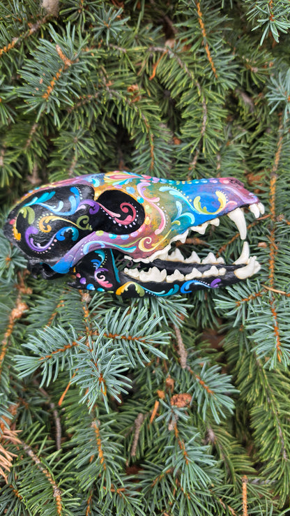 Fox Skull - Pastel Rainbow