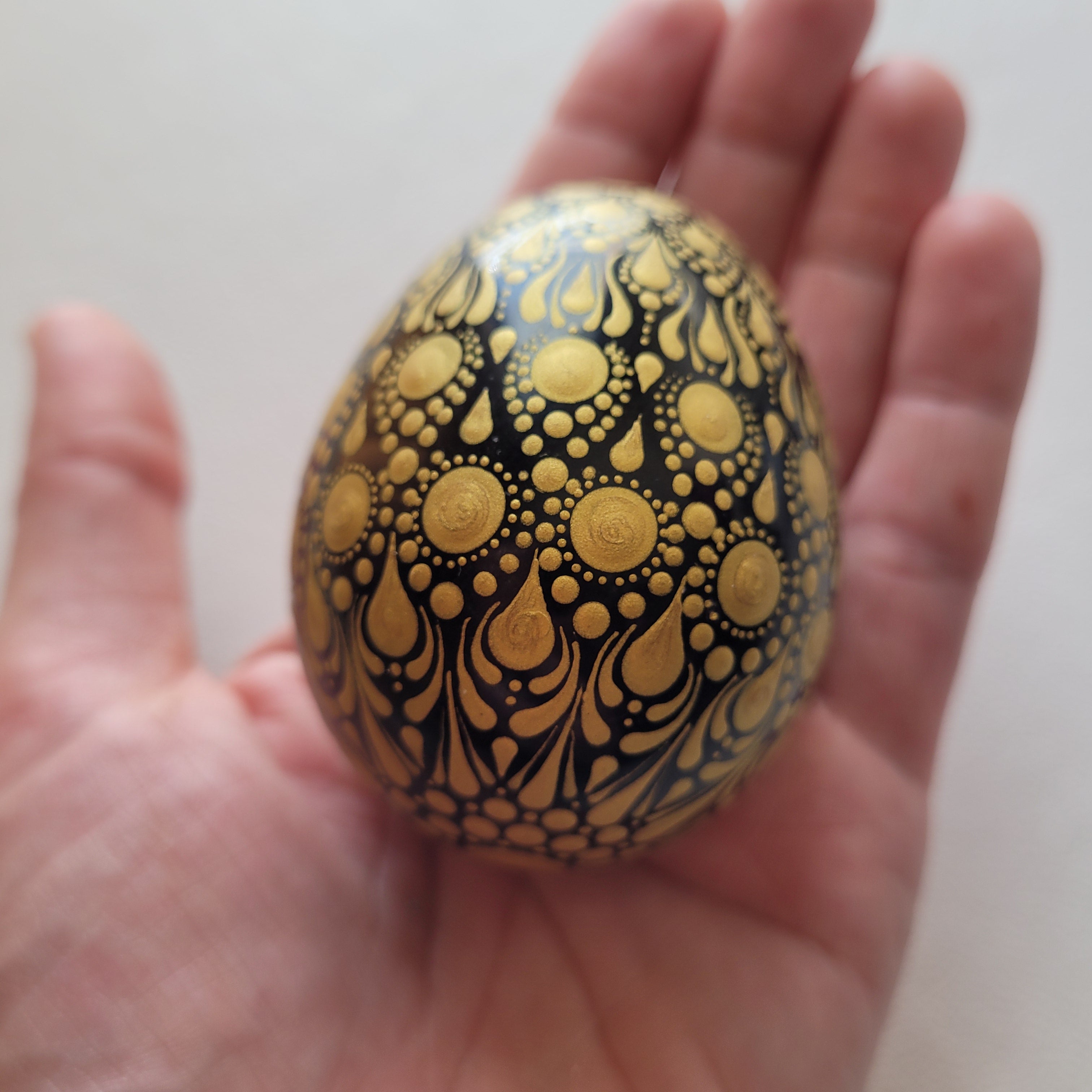 Gold Sheen Obsidian Egg