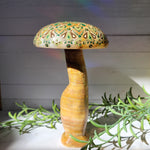 Cargar imagen en el visor de la galería, Extra Large Banded Onyx Mandala Mushroom Stone
