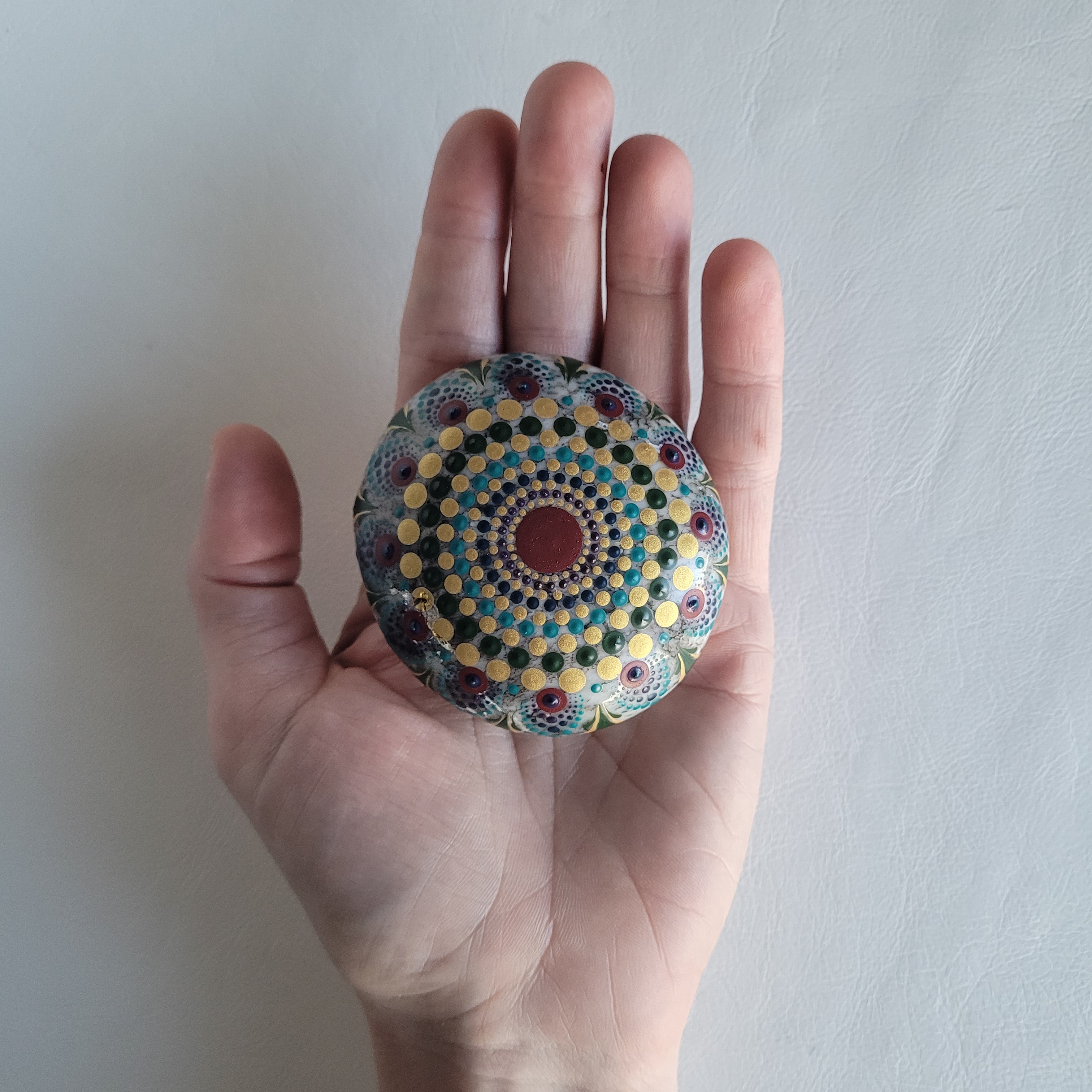 Tree Agate Mandala Stone