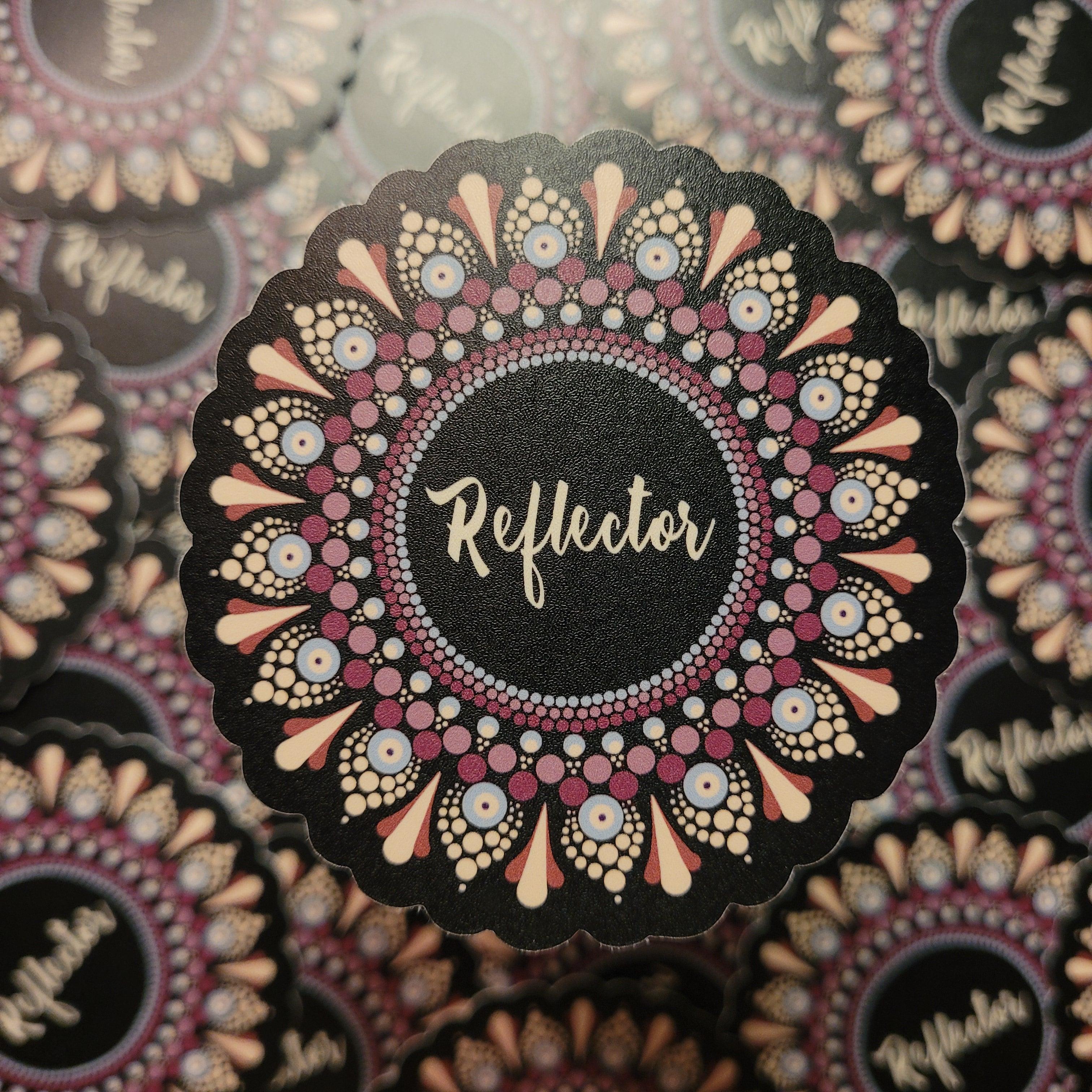 Reflector Logo Sticker Design 3
