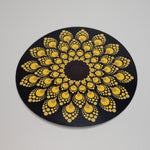 Load image into Gallery viewer, 3&quot; Sunflower Dot Mandala Sticker - Bdotartsy
