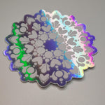 Load image into Gallery viewer, 3&quot; White Holographic Sticker - Bdotartsy
