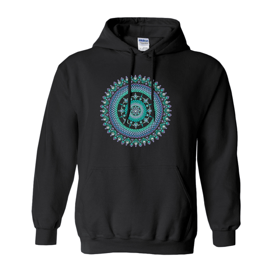 Apparel - Hoodie - Turquoise Mandala Pullover - Bdotartsy