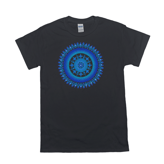 Apparel - T-Shirt - Blue Mandala - Bdotartsy