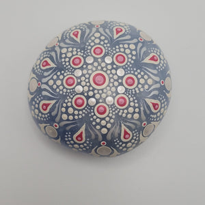 Blue Calcite Mandala - Bdotartsy