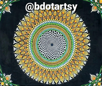 Custom Painting | Your Own Unique Mandala - Bdotartsy