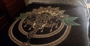 Elephant Mandala Woven Blankets