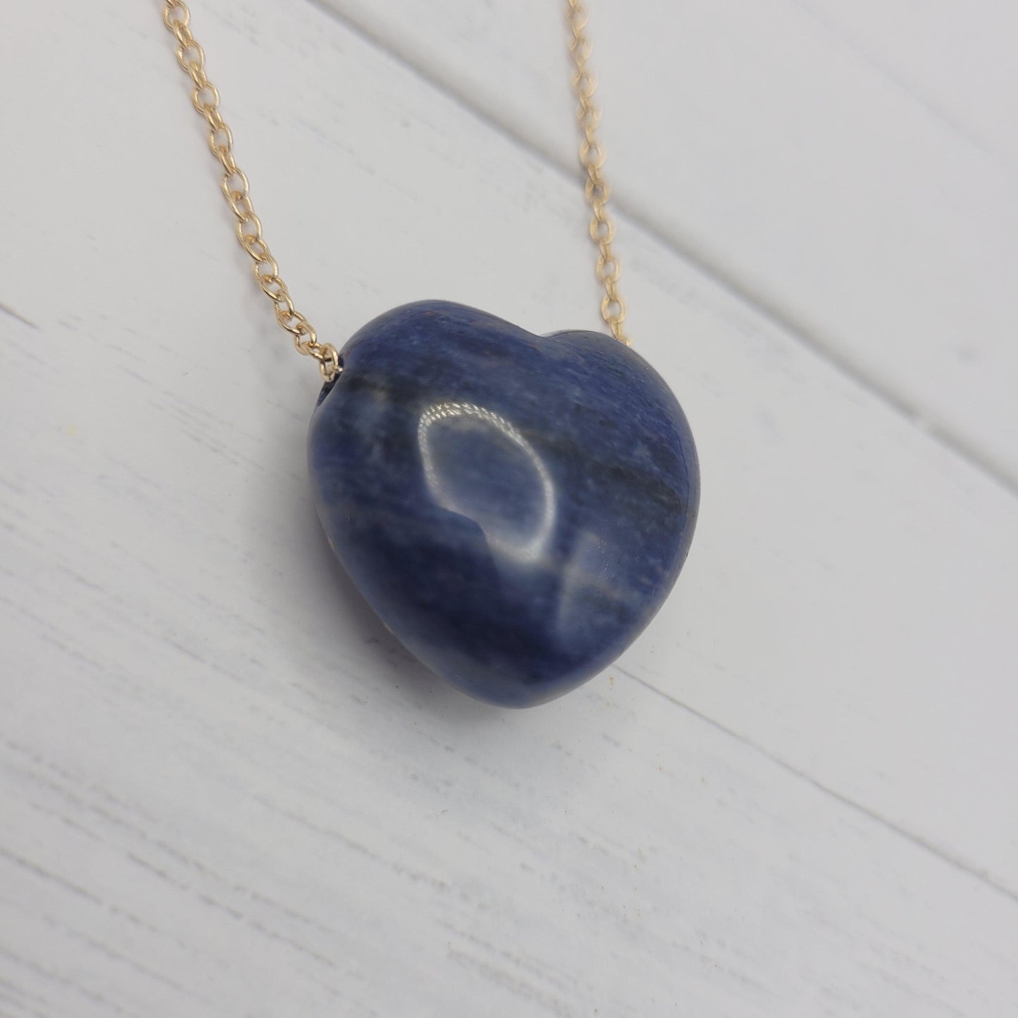 Gemstone Heart Necklace - Bdotartsy