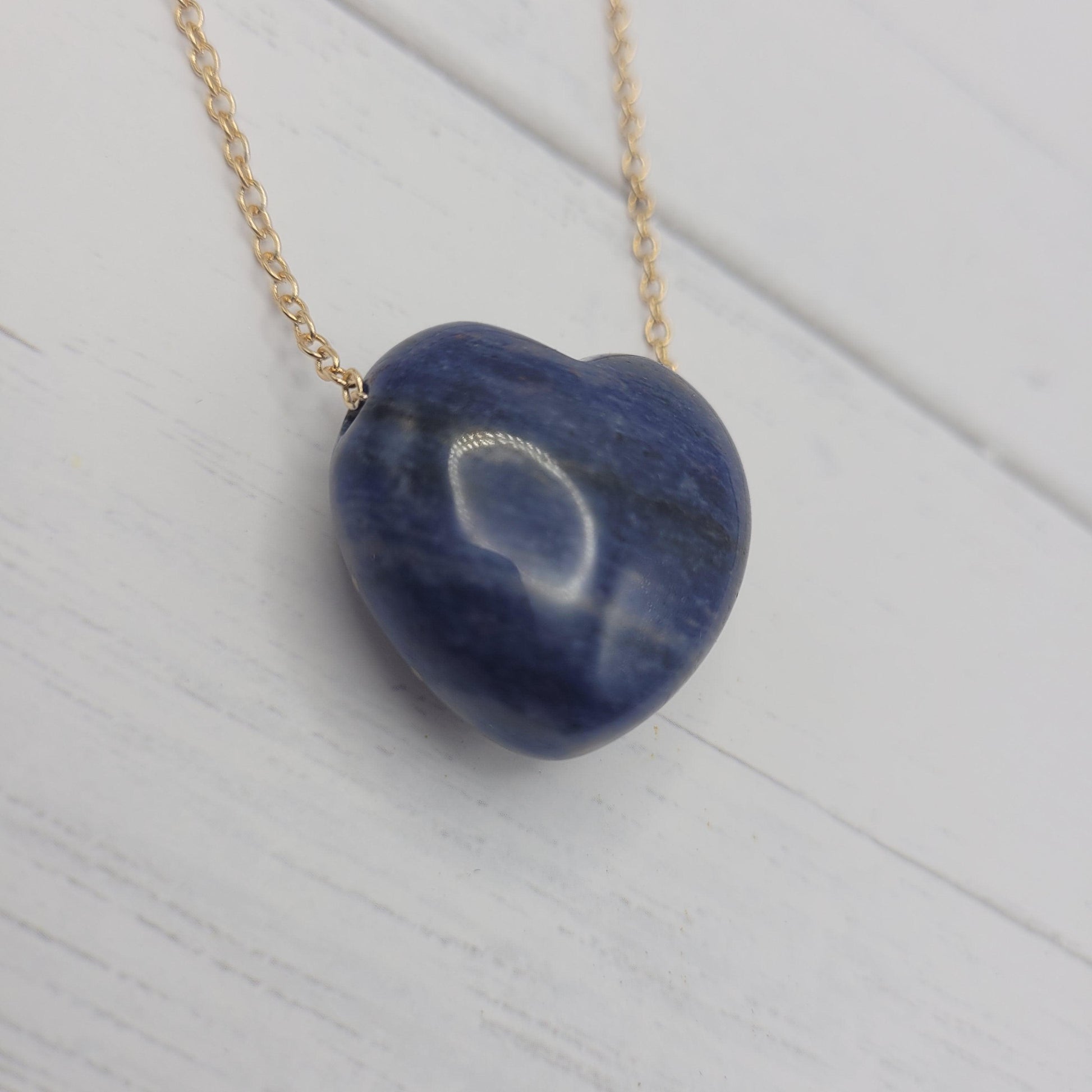 Gemstone Heart Necklace - Bdotartsy