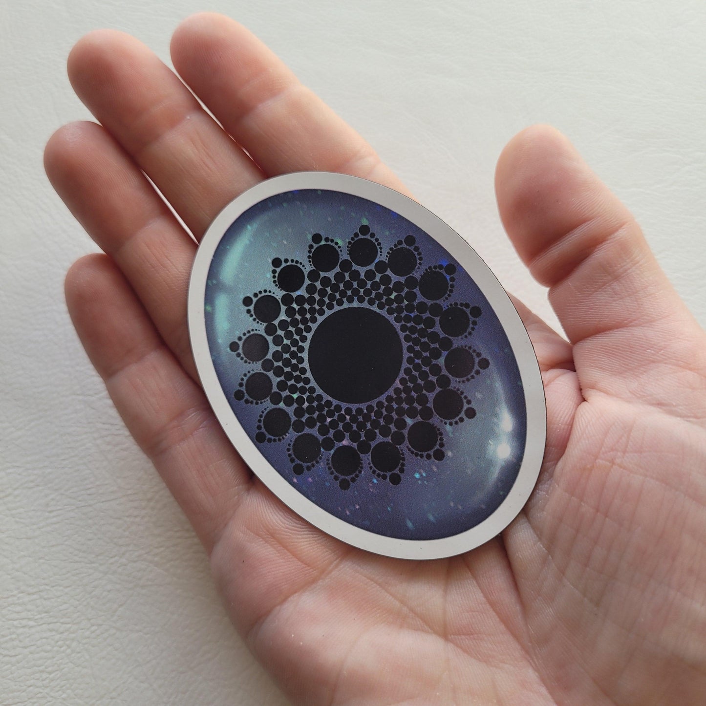 Mandala Stone Magnet - Bdotartsy