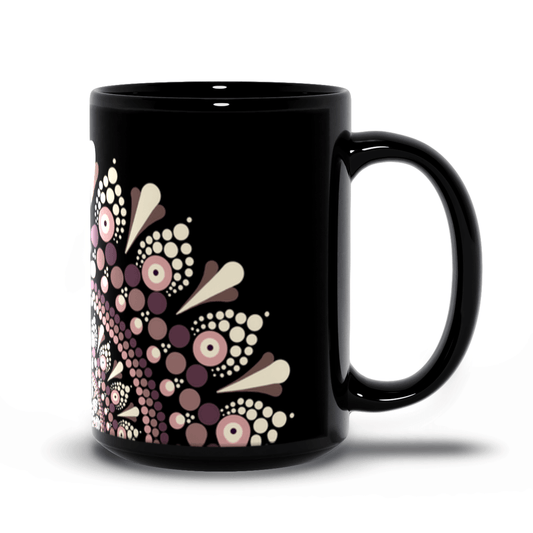 Mauve Mandala Mug - Bdotartsy