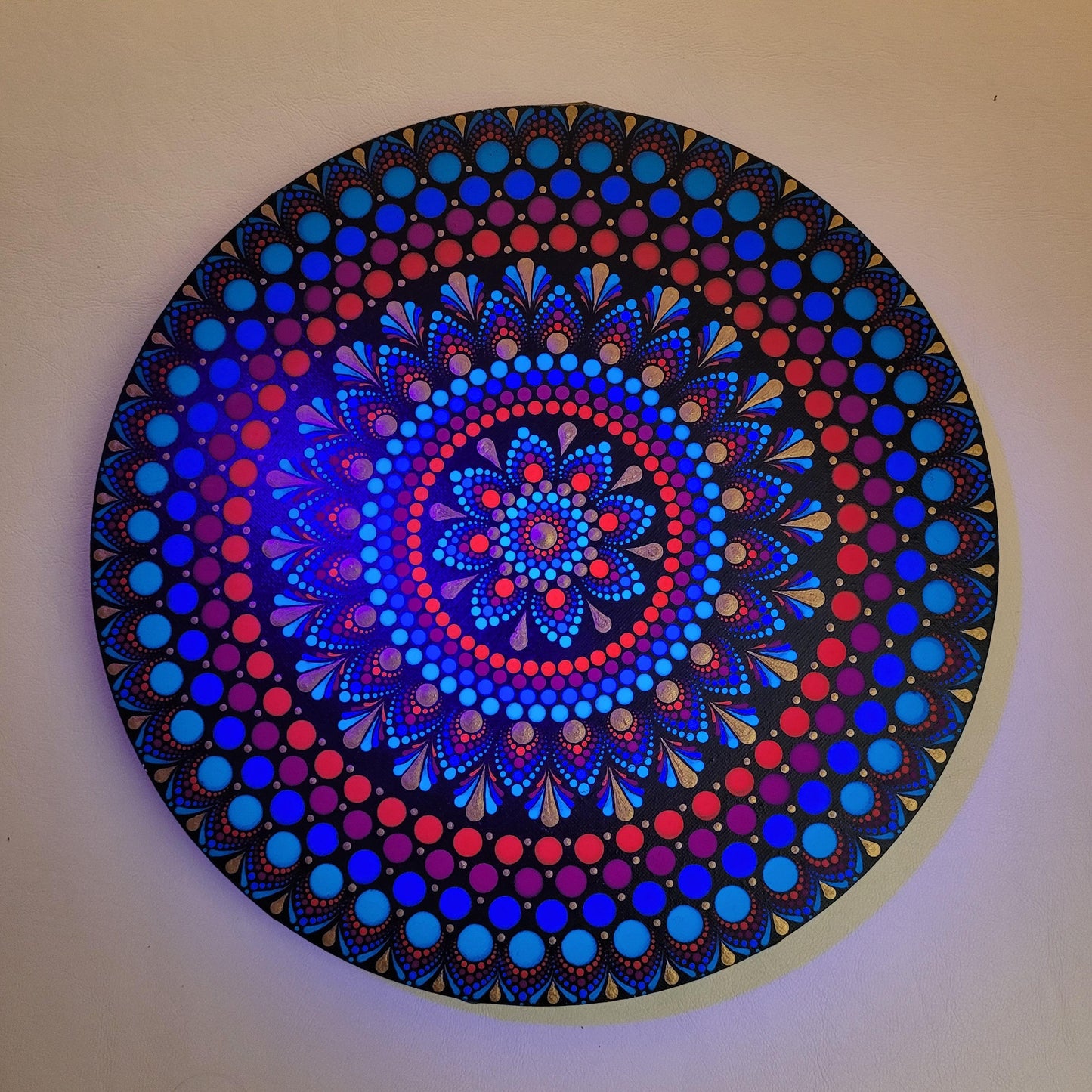 Peacock Mandala (Original) - Bdotartsy