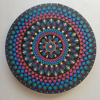 Peacock Mandala (Original) - Bdotartsy