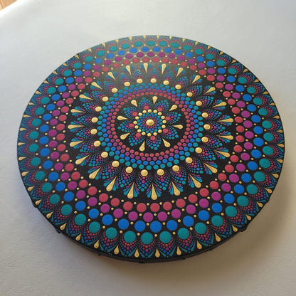 Peacock Mandala (Original) - Bdotartsy