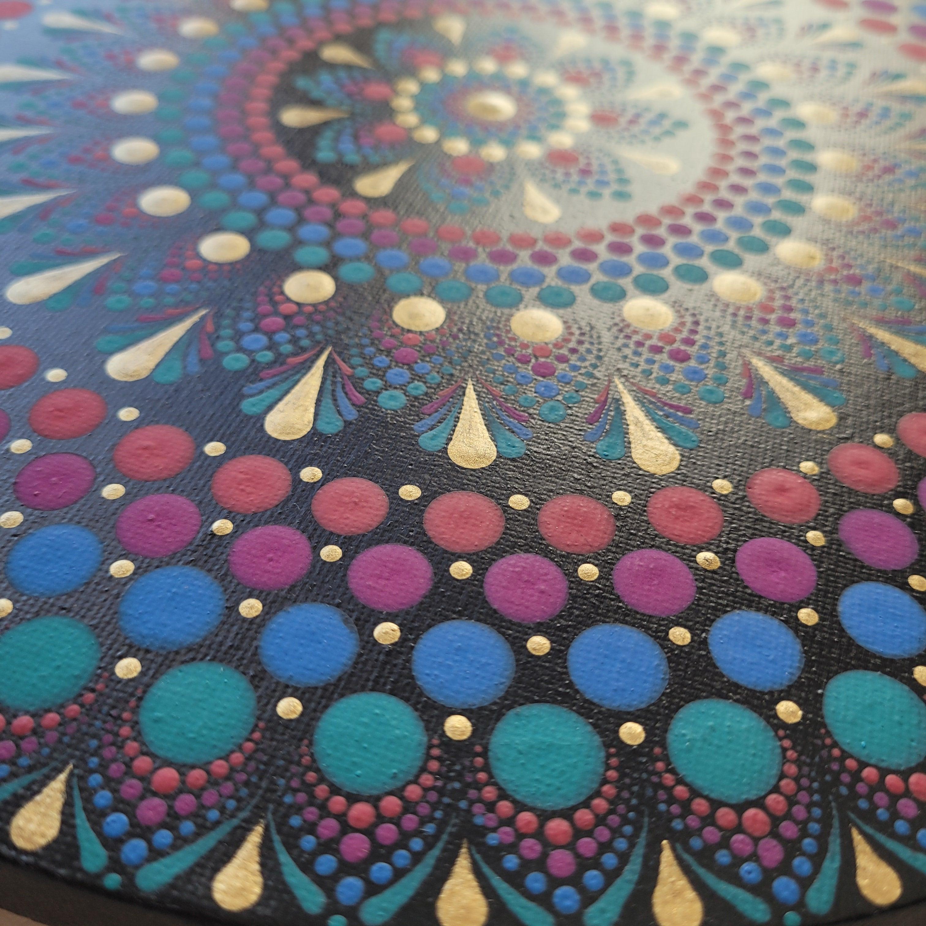 Peacock Mandala (Original) - Bdotartsy