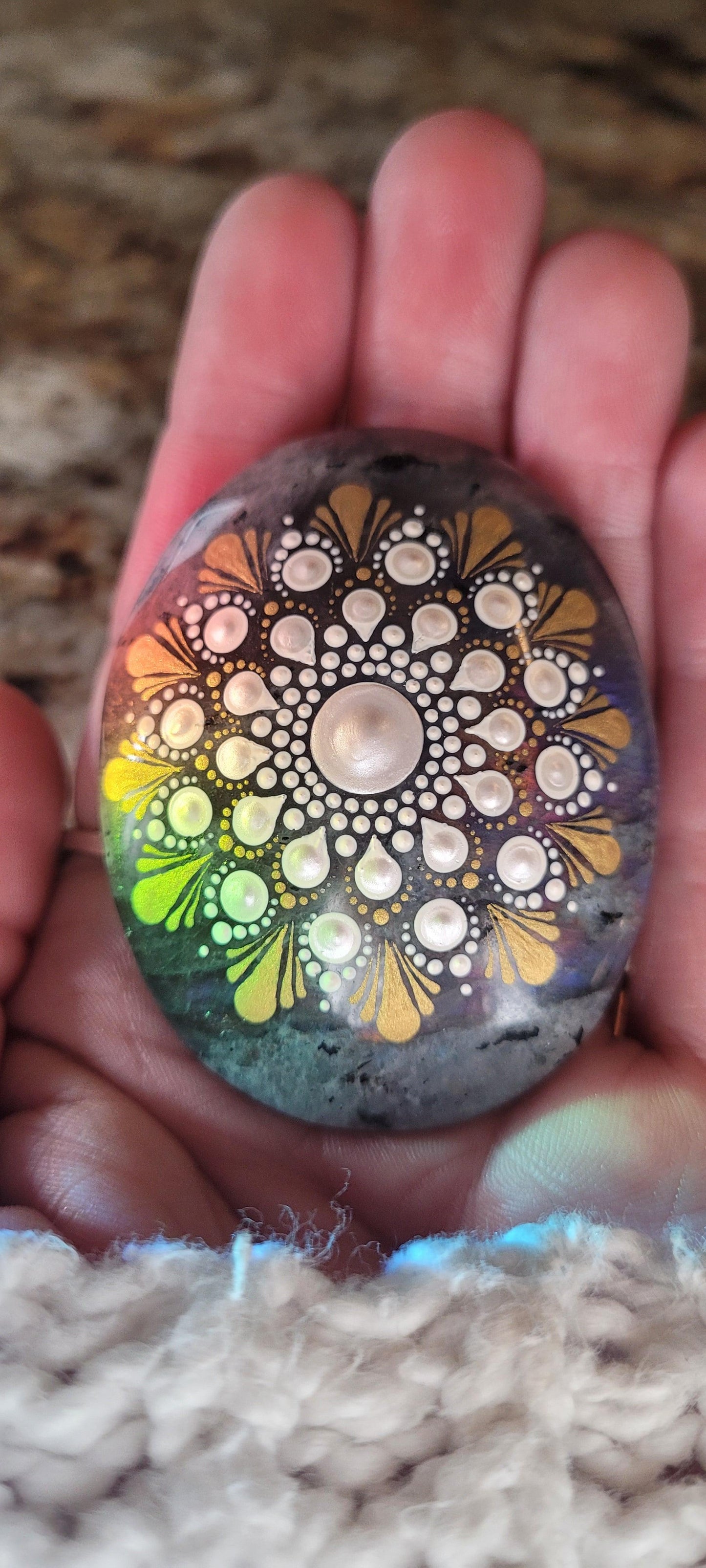 Purple Labradorite Mandala - Bdotartsy