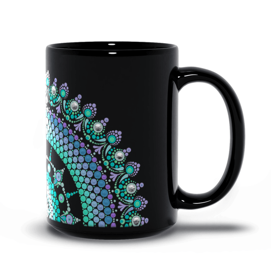 Turquoise Mandala Mug - Bdotartsy